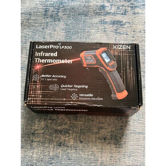 NIB! Kizen LaserPro LP300 Infrared Thermometer - Picture 1 of 3